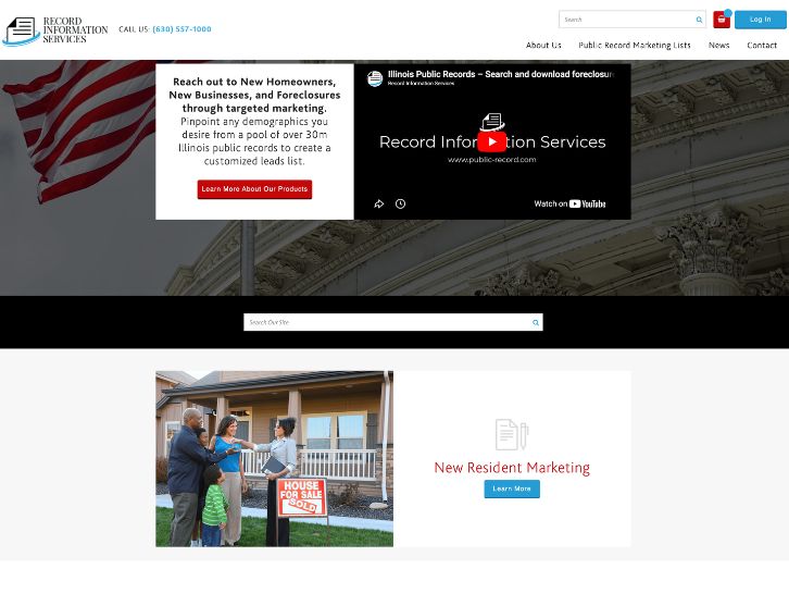 New Resident Marketing — screenshot